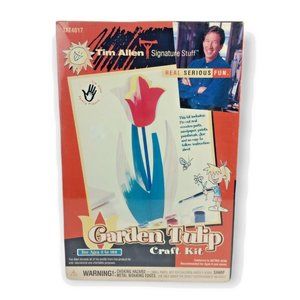 Tim Allen Signature Stuff Garden Tulip Craft Kit Pre-Cut Wood Pieces New
